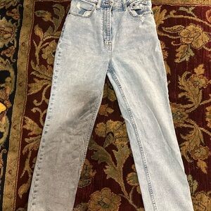 Abercrombie & Fitch Light Blue High-Waisted Jeans